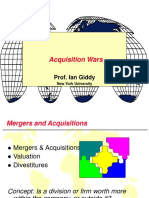 Acquisition Wars: Prof. Ian Giddy