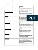 Core French Report Comments