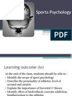 5.0 Sports Psychology