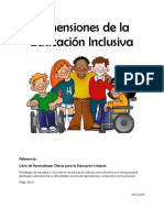 Dimensiones de La Educ. Inclusiva