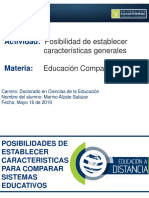 Características Generales Educación Comparada