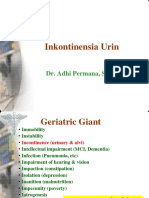 Inkontinensia Urin: Dr. Adhi Permana, SPPD