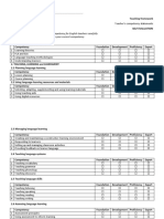 Competency Framework For Teachers