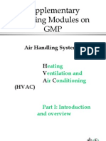 Supplementary Training Modules On GMP: Air Handling Systems