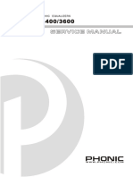 Phonic MQ3300, 3400, 3600 EQ Service Manual PDF