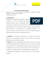 Protocolo Intoxicacion Paracetamol 2013 PDF