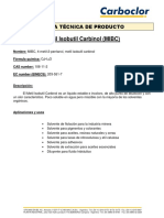 MIBC Ficha Técnica de Producto Carboclor SA PDF