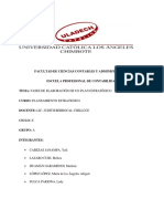 Fases de Elaboración de Un Plan Estratégico