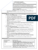 Raj Kumar CV For AWS Testing