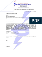 Carta - Informe Tecnico