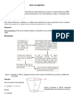 Peso Volumetrico Corregido