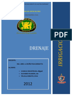 Informe Drenaje