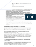 Agua y Homeopatía Los Últimos Descubrimientos de La Ciencia Vanguardista