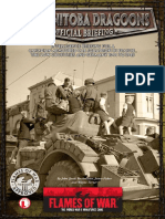 Flames of War III (Intelligence Briefing) - 12th Manitoba Dragoons