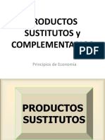 Sustitutos y Complementarios