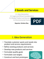 Design of Goods and Services