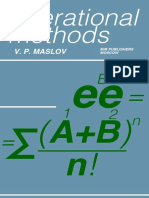 Maslov Operational Methods Mir 1976