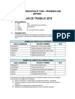 Plan de Trabajo 2019 - Promocion Psa