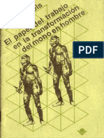 F Engels El Papel Del Trabajo en La Transformacion Del Mono en Hombre PDF