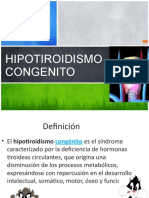 Hipotiroidismo Congenito