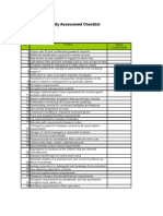 Network Assessment Checklist