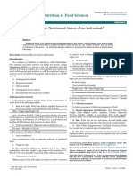 How Can We Assess The Nutritional Status of An Individual 2155 9600 1000640