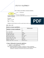 CALCULO - ALGEBRICO Polinomio