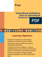 Chapter Four: International Institutions From An International Business Perspective