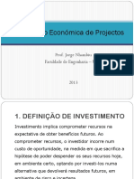 Avaliação Económica de Projectos - 1 PDF