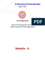 Physical and Dynamical Oceanography: Centre For Atmospheric Sciences Indian Institute of Technology Delhi