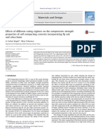 Effects of Different Curing Regimes On The Compressive Strength