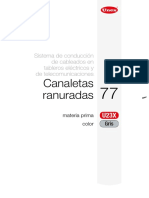 Canaletas Ranuradas 77 U23X