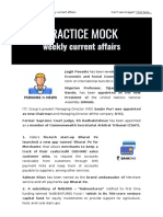 Weekly Current Affairs PDF For The Month of May