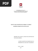 Efecto Del Propóleos Sobre Cuadros Respiratorios Estacionales