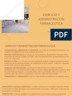 Ejercicio y Administracion Farmaceutica