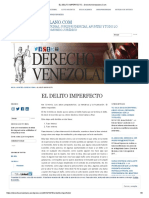 Derecho Penal Tema 9 Delito Imperfecto