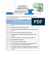 Evaluación Escrita - Francisca Yo Te Amo