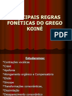 Regras Fonéticas Do Grego