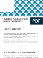 El Marketing para El Gobierno y La Administración