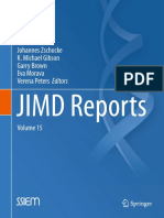 JIMD Reports: Johannes Zschocke K. Michael Gibson Garry Brown Eva Morava Verena Peters Editors