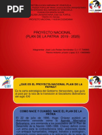 Presentacion Del Plan de La Patria 2019-2025