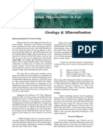 Fiji Geology Minerals