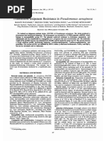 Transferable Imipenem Resistance in Pseudomonas Aeruginosa