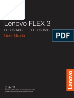 Lenovo FLEX 3: User Guide