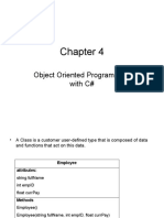 Object Oriented Programming With C#