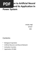 Introduction To Artificial Neural Networks and Its Application