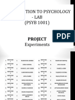 Lab-Psychology 1001 - Final Projects PDF