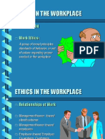 Ethics in The Workplace