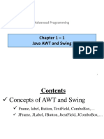 Chapter 1 - 1 Java AWT and Swing: Advanced Programming