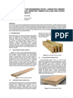 Research Study On Engineered Wood Laminated Veneer Lumber (LVL), Glue-Laminated Timber (Glulam) and Cross-Laminated Timber (CLT)